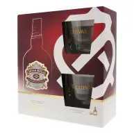 Виски Chivas Regal 12 Y.O. 0,7 л. + 2 стакана в подарок